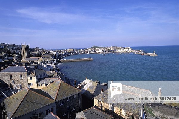Elevated view of St. Ives