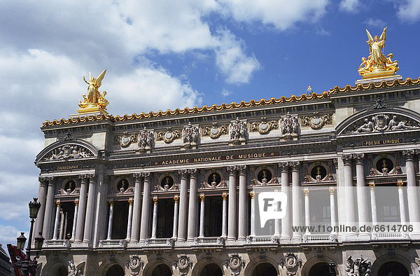 Paris  Hauptstadt  Außenaufnahme  Oper