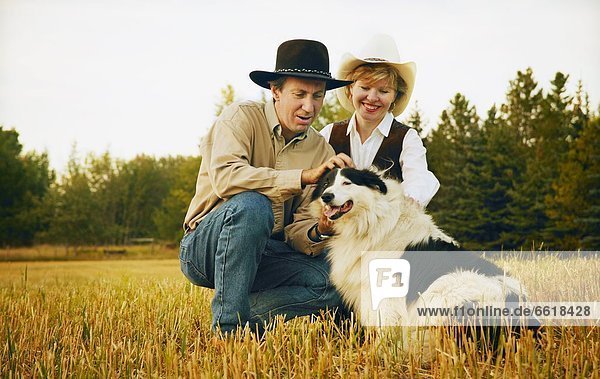 Couple With Pet
