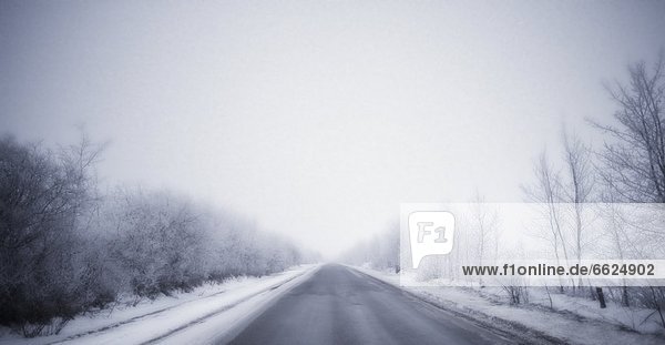 Winter  Fernverkehrsstraße