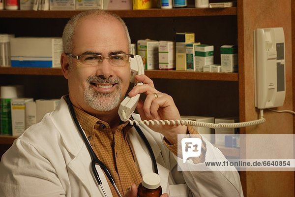 Pharmacist On The Phone