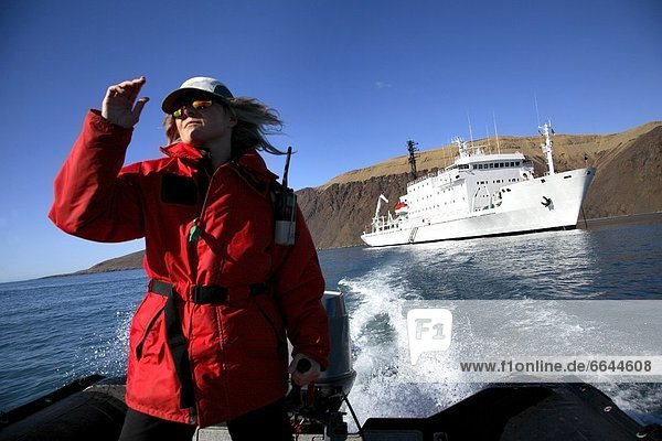 hoch  oben  Führung  Anleitung führen  führt  führend  Arktis  Tourismus