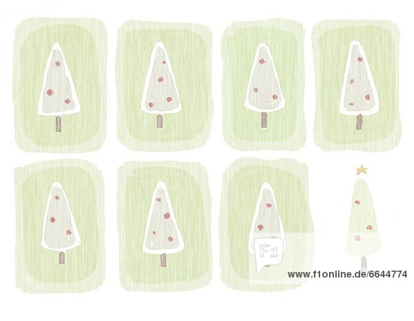 Baum  Illustration  Weihnachten