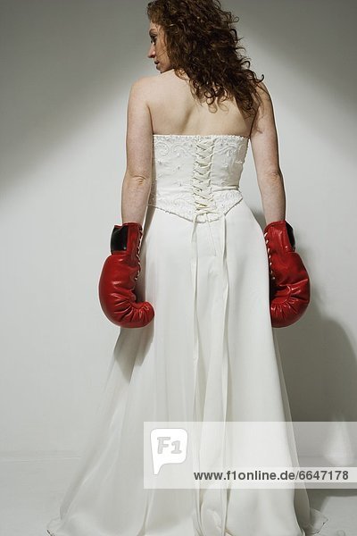 Bride With Boxing Gloves