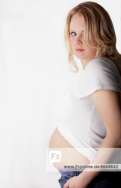 Portrait Of A Pregnant Woman