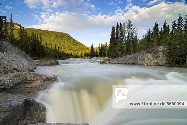 Wasserfall  Alberta  Kananaskis Country