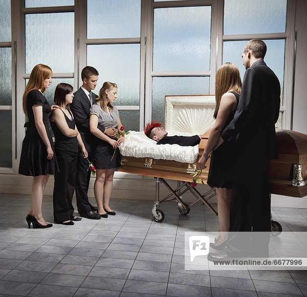 Viewing A Deceased Loved One In A Coffin