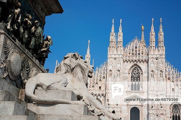 Italien Lombardei Mailand Der Duomo