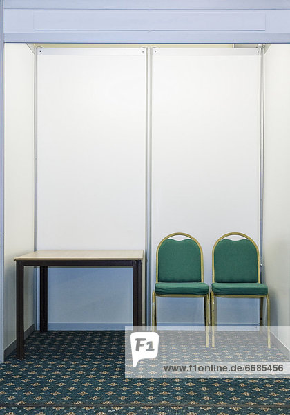 Empty Exhibition Booth