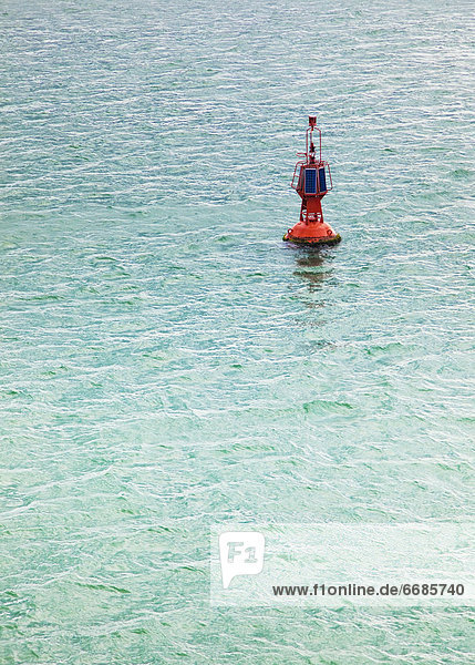 Marker Buoy in Water