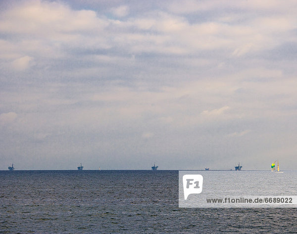Plattform  Ozean  Öl