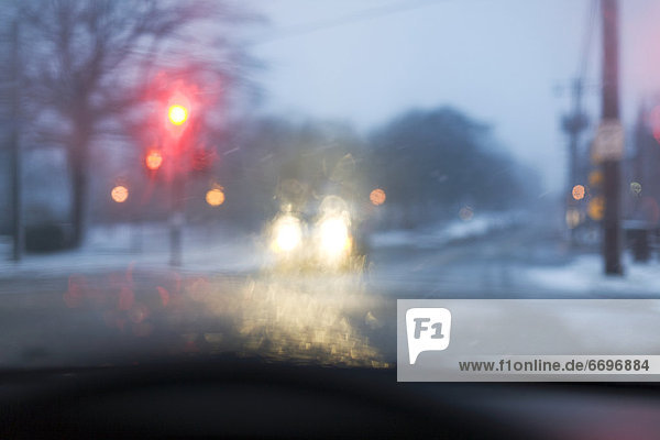 Inclement Weather Distorting Driver's View