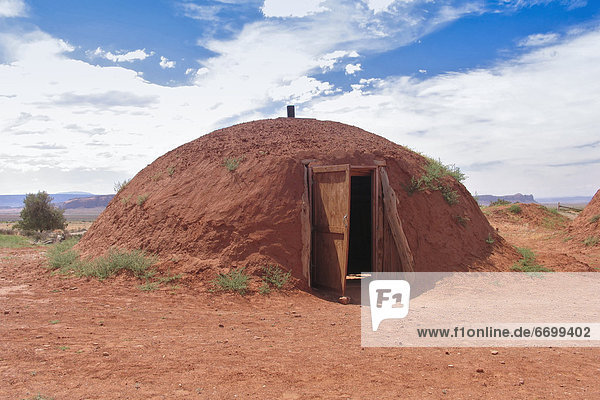 Hütte  Außenaufnahme  Navajo