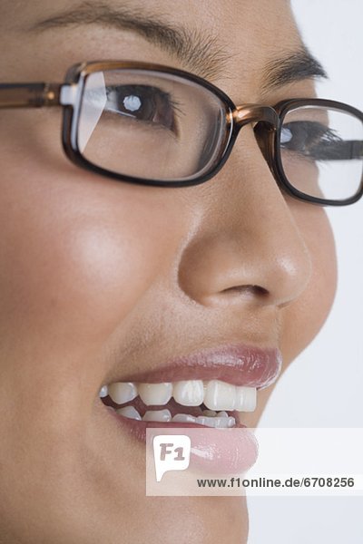 Headshot of woman wearing glasses