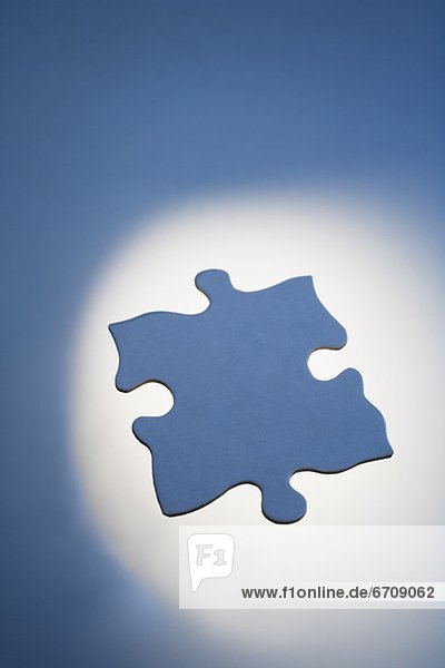 Puzzle  blau  Stichsäge  Stück