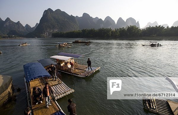'Li River  Yangshuo  China