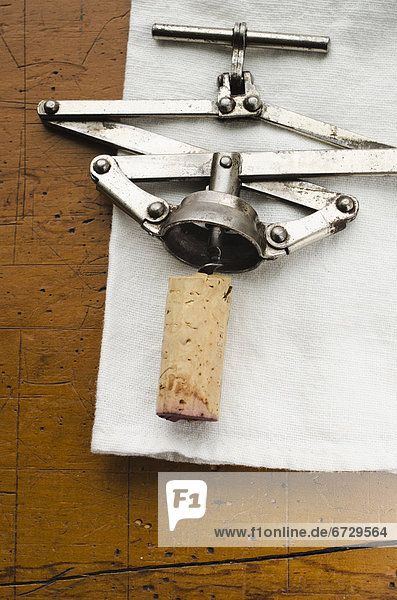 Cork screw bottle opener