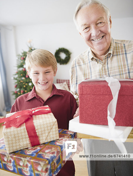 halten Enkelsohn Großvater 5-9 Jahre 5 bis 9 Jahre Weihnachtsgeschenk