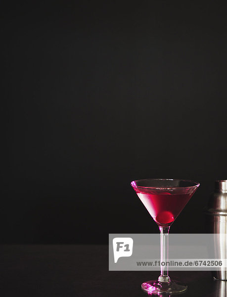 Glas  Cocktail  schießen  Studioaufnahme  Martini