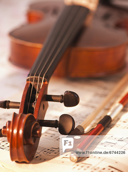 Close-up Musik Unterricht Tuch Klassisches Konzert Klassik Geige