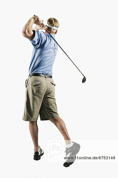 A golfer