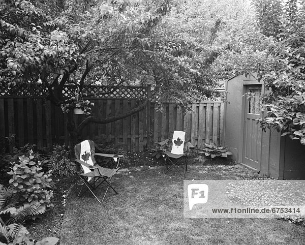 Backyard With Lawn Chairs