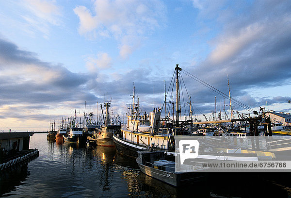 Hafen  Morgen  Boot  Dock  früh  angeln  Richmond London Borough of Richmond upon Thames  British Columbia