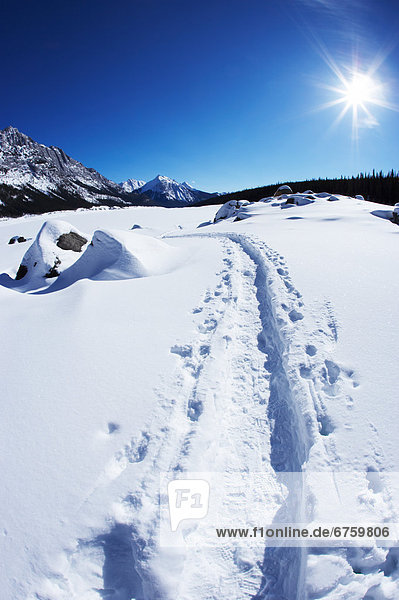 Gesundheitspflege  See  Winterurlaub  Jasper Nationalpark  Alberta