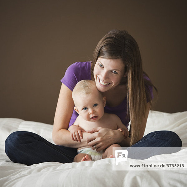 Frau und baby