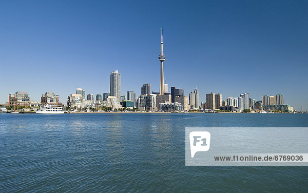Skyline  Skylines  sehen  Ufer  Neuengland  Ontario  Toronto