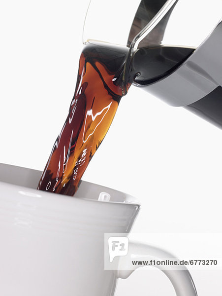 Kaffee einschenken