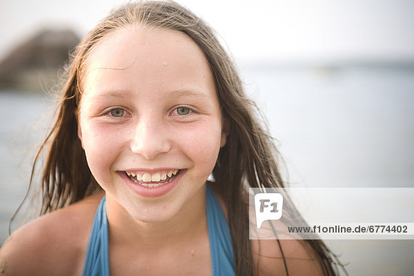 Portrait of a girl  Grand Beach  Manitoba
