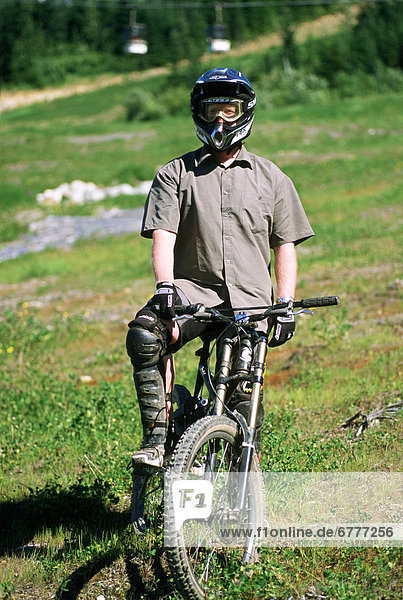 Mountainbikefahrer  British Columbia