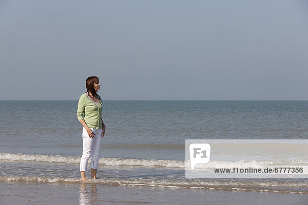 Woman on beach