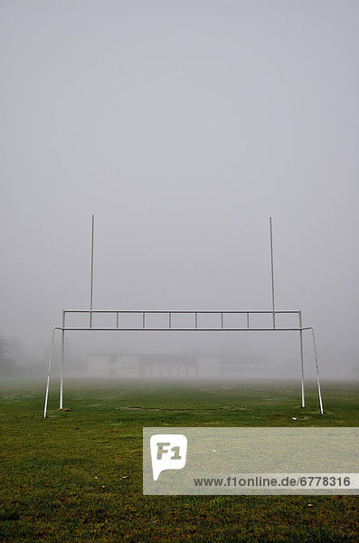 Torpfosten  Pfosten  Nebel  Feld  Football  alt  Quebec