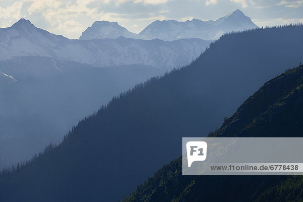 Vereinigte Staaten von Amerika USA Gebirge Glacier Nationalpark Gebirgszug