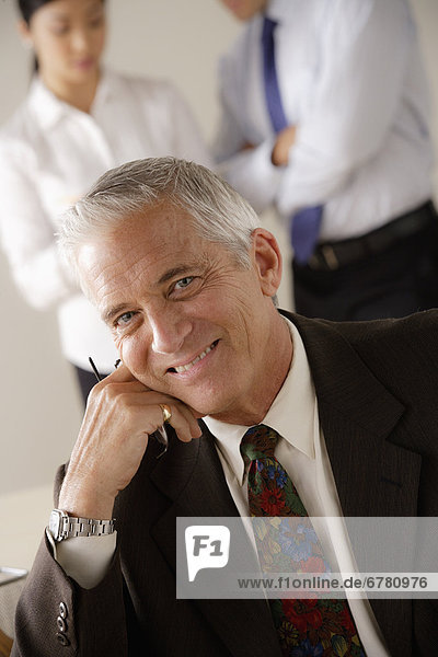 Portrait of smiling senior businessman