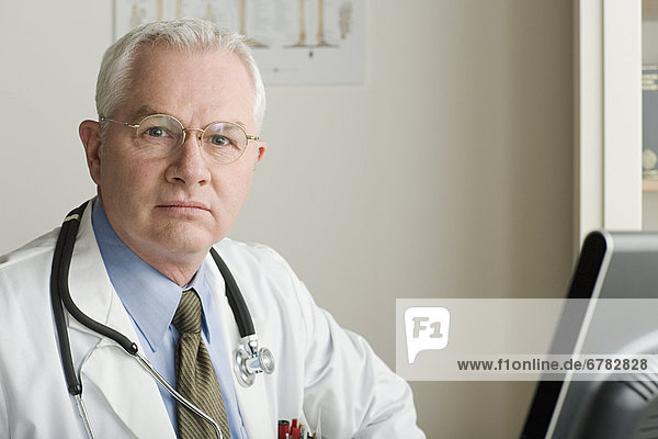 Portrait of male doctor