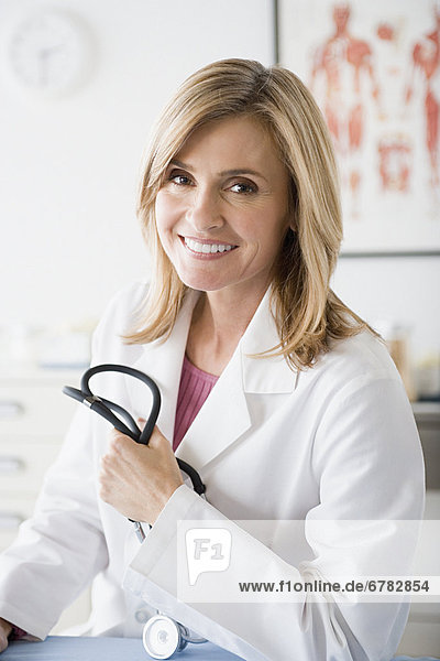Portrait of female doctor