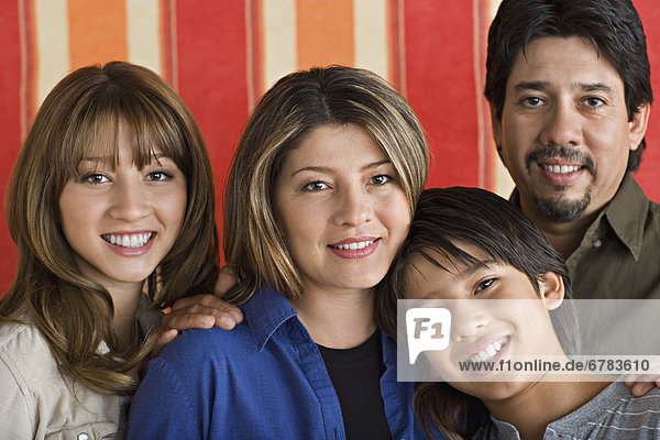 Portrait of smiling family