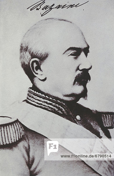 Historical photography  portrait of FranÁois-Achille Bazaine  1811-1888  marshal in the Franco-Prussian War or Franco-German War  1870-71