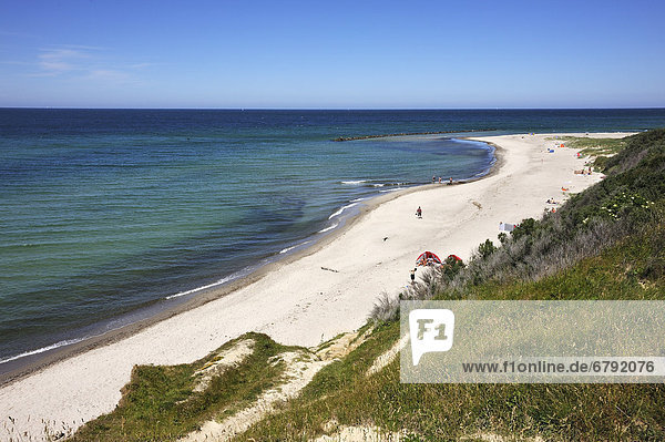 Europa Strand Steilküste Meer Baltikum Ahrenshoop Darß Deutschland Mecklenburg-Vorpommern