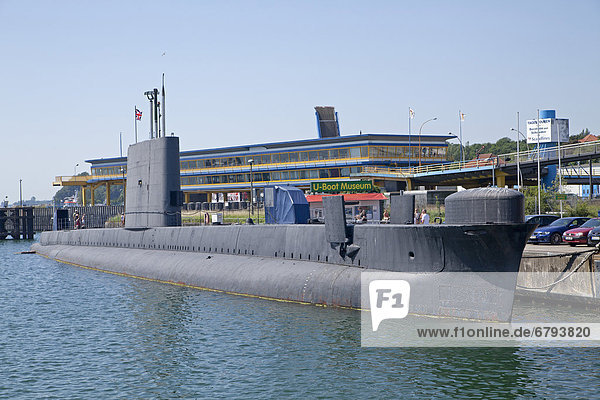U-Boot im Hafen  Sassnitz  Rügen  Mecklenburg-Vorpommern  Deutschland  Europa