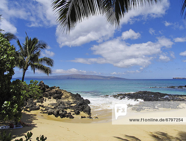 Strand  Insel  Ansicht  Hawaii  Maui  Geheimnis
