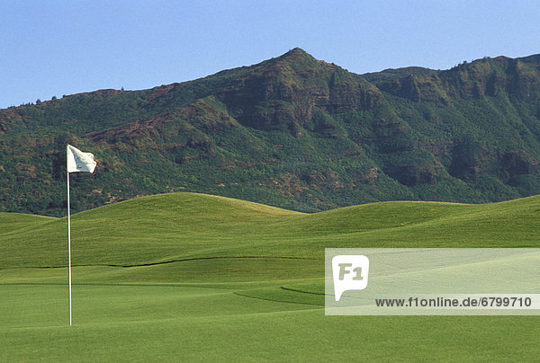 rollen  Berg  Hügel  Hintergrund  Golfsport  Golf  Kurs  Hawaii  Kauai