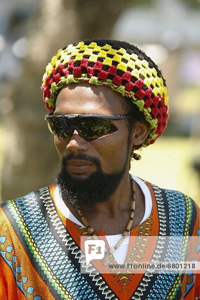 Man Wearing Rastafarian Hat  Tasbapauni  Nicaragua