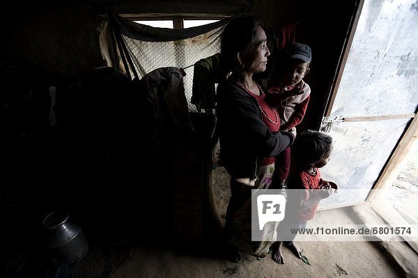 Pokhara  Nepal  Family Living In Poverty