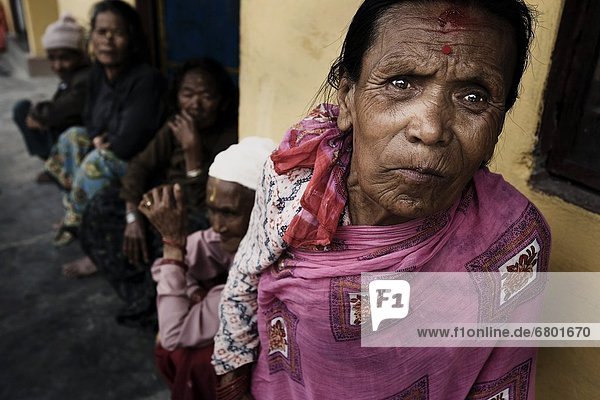 Senior At An Aged Shelter  Pokhara  Nepal