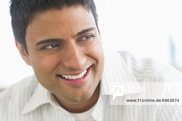 Portrait of man smiling