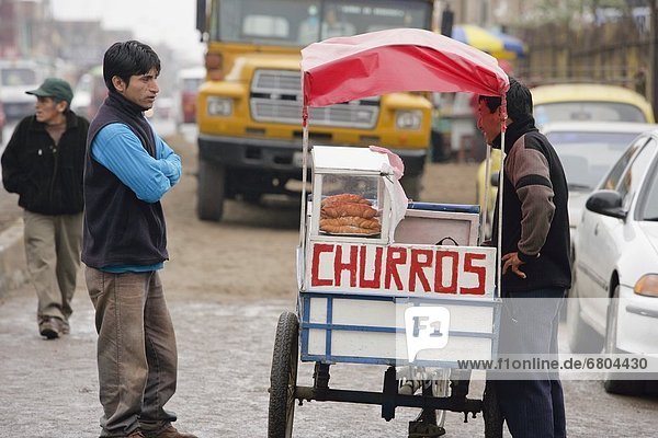 Churros Vendor  Lima  Peru